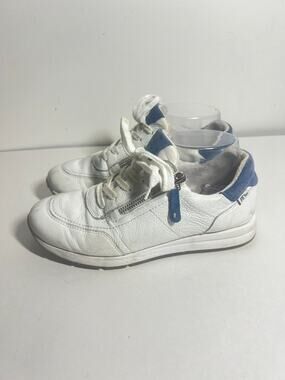 Paul Green White Leather Lux Waterproof Golf Sneaker Shoe 6.5 US 4 UK